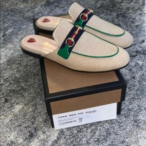 Gucci canvas slippers